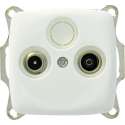 PLIEGER aurora | coax wandcontactdoos | wit