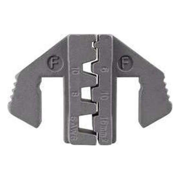 TOOLCRAFT PLE-0F Krimp-onderdelen Crimpinzet voor adereindhulzen 6 - 16 mm² Geschikt voor merk: TOOLCRAFT PZ-500 TOOLCRAFT PLE-0F Krimp-onderdelen Crimpinzet voor adereindhulzen 6 - 16 mm² Geschikt voor merk: TOOLCRAFT PZ-500