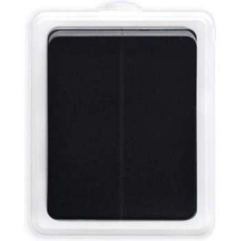 Wisselschakelaar Wissel/Wissel - Aigi Ivyno - Opbouw - Dubbel Schakelaar -  Waterdicht IP54 - Grijs - BES LED