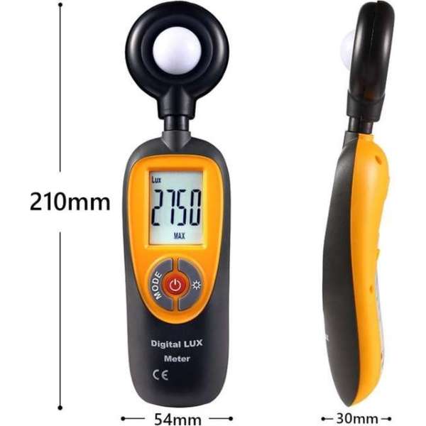 Lichtmeter tot 200.000 LUX Lichtmeter tot 200.000 LUX