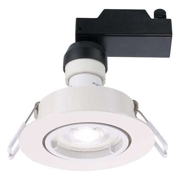 Inbouwspot LED - GU10 - 345 lm - dimbaar - IP20 - wit Wit Inbouwspot LED - GU10 - 345 lm - dimbaar - IP20 - wit Wit