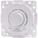LED Dimmer - Aigi Jura - Inbouw - Rond - Kunststof - Enkel Knop - 3-100W - Wit - BES LED