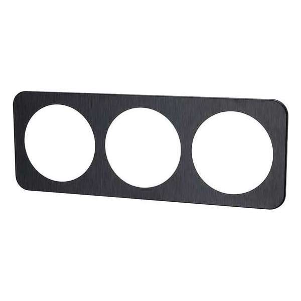 Afdekraam - Igna Jura - 3-voudig - Rond - Aluminium - Zwart Afdekraam - Igna Jura - 3-voudig - Rond - Aluminium - Zwart