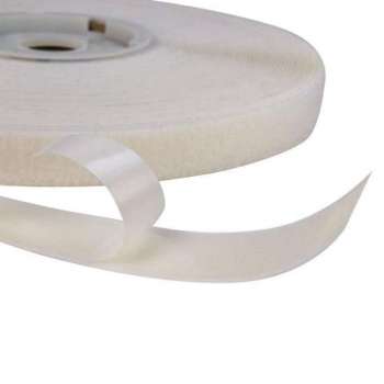 Klittenband - 25 Meter Wit - 20mm Zelfklevend Acryl Lus Zachte Kant Wit