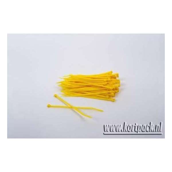 1000 stuks Gele Kabelbinders 610mm x 9.0 mm (099.0288) 1000 stuks Gele Kabelbinders 610mm x 9.0 mm (099.0288)