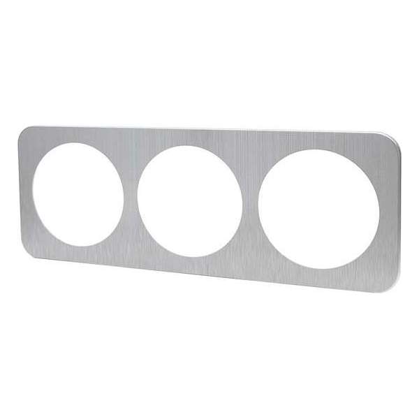 Afdekraam - Aigi Jura - 3-voudig - Rond - Aluminium - Zilver Afdekraam - Aigi Jura - 3-voudig - Rond - Aluminium - Zilver