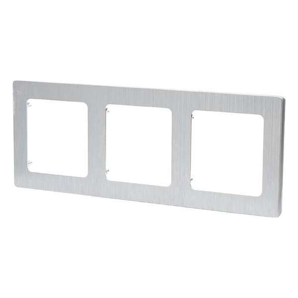 Afdekraam - Igna Jura - 3-voudig - Vierkant - Aluminium - Zilver Afdekraam - Igna Jura - 3-voudig - Vierkant - Aluminium - Zilver