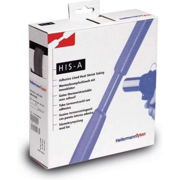 Hellermann Tyton 308-10600 Krimpkous Zwart 1stuk(s) Kabelisollatie Hellermann Tyton 308-10600 Krimpkous Zwart 1stuk(s) Kabelisollatie