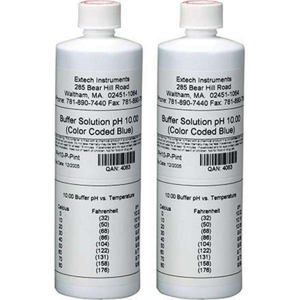 EXTECH PH10-P: 10pH bufferoplossing (2 flessen) EXTECH PH10-P: 10pH bufferoplossing (2 flessen)