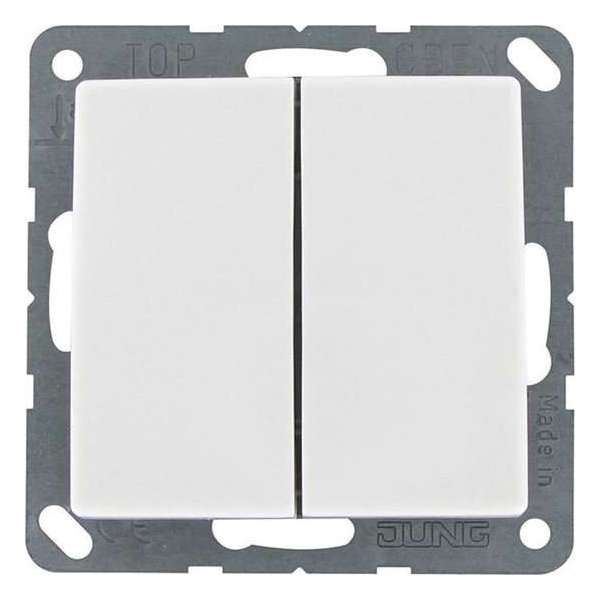 Jung A S500 – Serieschakelaar Inbouw (Wit) Jung A S500 – Serieschakelaar Inbouw (Wit)