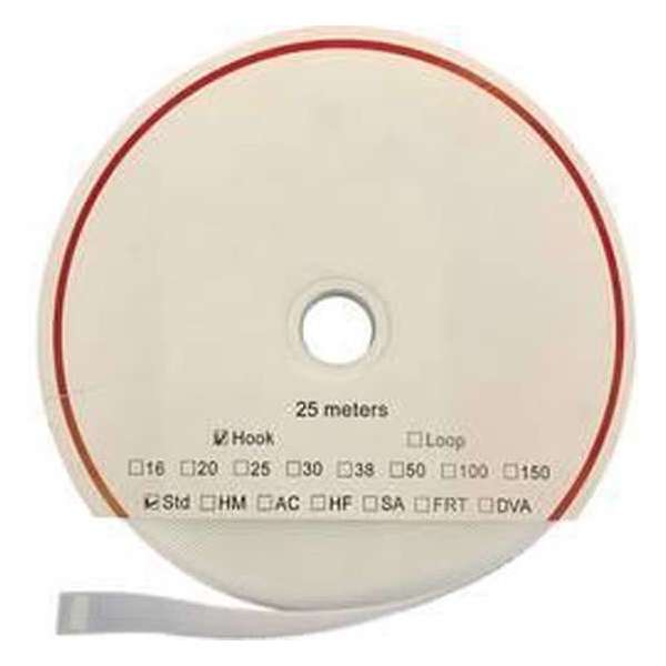 FASTECH® T0101600000325 Klittenband Om vast te plakken Hotmelt Haakdeel (l x b) 25000 mm x 16 mm Wit 25 m FASTECH® T0101600000325 Klittenband Om vast te plakken Hotmelt Haakdeel (l x b) 25000 mm x 16 mm Wit 25 m