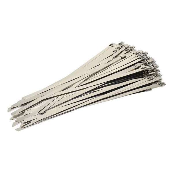 RVS Kabelbinders 7,9 x 300 mm - zak 100 stuks - Tiewraps - Binders RVS Kabelbinders 7,9 x 300 mm - zak 100 stuks - Tiewraps - Binders