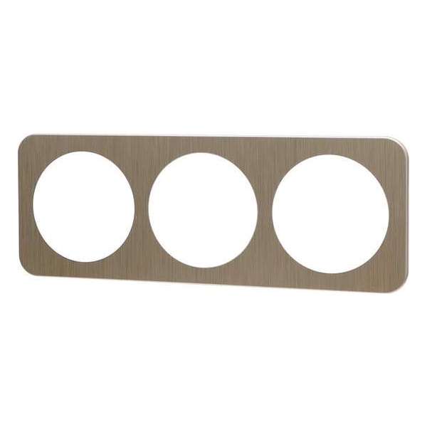 Afdekraam - Aigi Jura - 3-voudig - Rond - Aluminium - Goud Afdekraam - Aigi Jura - 3-voudig - Rond - Aluminium - Goud