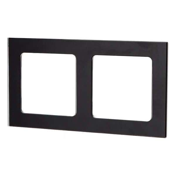 Afdekraam - Igory Jura - 2-voudig - Vierkant - Glas - Zwart Afdekraam - Igory Jura - 2-voudig - Vierkant - Glas - Zwart