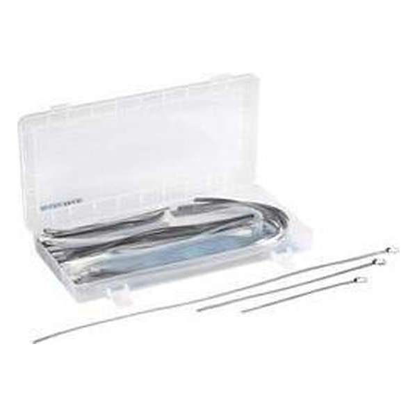 TRU COMPONENTS 1564900 Assortiment kabelbinders 326 mm 4.6 mm Zilver 50 stuk(s) TRU COMPONENTS 1564900 Assortiment kabelbinders 326 mm 4.6 mm Zilver 50 stuk(s)