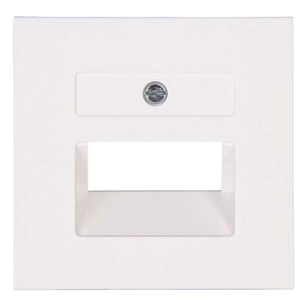 KOPP - Afdekplaat/Centraalplaat - Athenis - 2-voudig UAE/UTP - Helder Glans Wit - BES LED KOPP - Afdekplaat/Centraalplaat - Athenis - 2-voudig UAE/UTP - Helder Glans Wit - BES LED