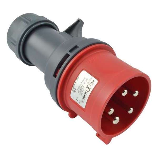 Stekker Cee Norm 400V 32A 4P + Aarde Rood Stekker Cee Norm 400V 32A 4P + Aarde Rood