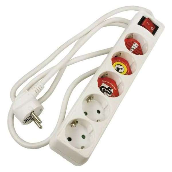Arcas 927 00008 Binnen 8AC-uitgang(en) 1.5m Wit power uitbreiding Arcas 927 00008 Binnen 8AC-uitgang(en) 1.5m Wit power uitbreiding