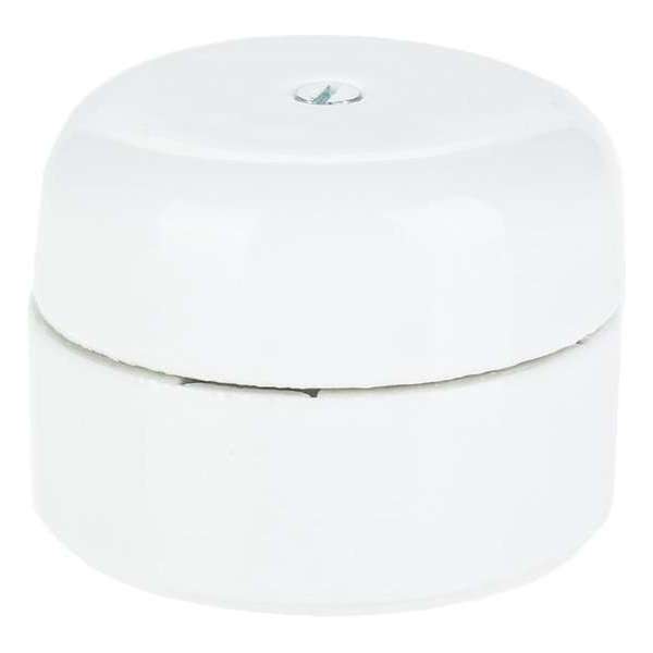 Wit porseleinen stroomverdeler rond Ø50mm Wit porseleinen stroomverdeler rond Ø50mm