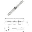 Deflux doorverbinder Transparant 25st - Kabelschoen - AMP connector
