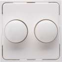 KOPP - Afdekplaat/Centraalplaat - Athenis - DUO Dimmer - Helder Glans Wit - BSE