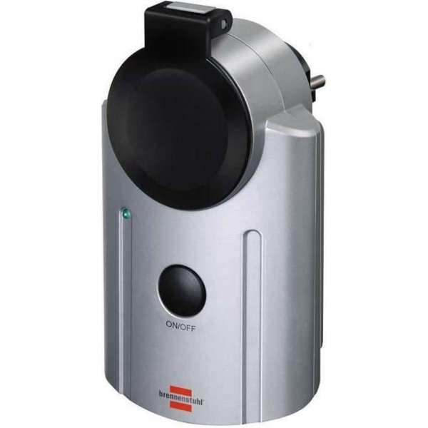 BRENNENSTUHL Primera-Line afstandsbediening met RC 3600-klep (IP44, 25 m bereik, kinderbeveiliging), grijs en zwart BRENNENSTUHL Primera-Line afstandsbediening met RC 3600-klep (IP44, 25 m bereik, kinderbeveiliging), grijs en zwart