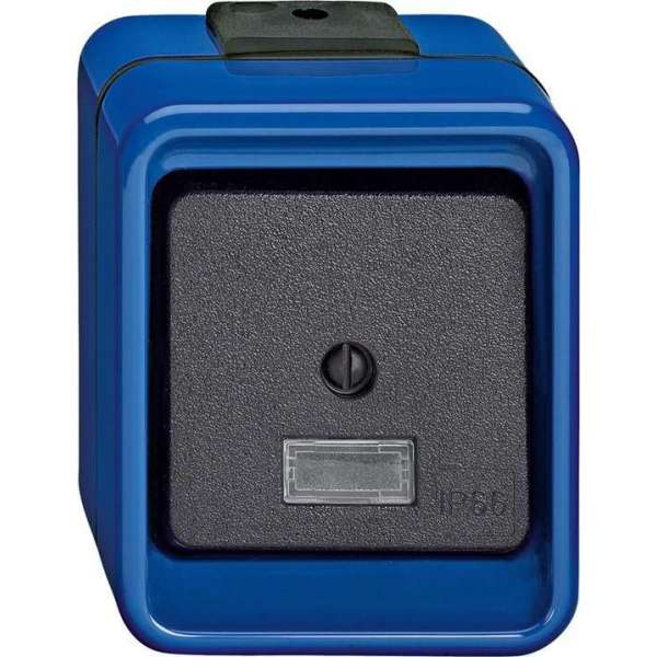 Wisselschakelaar 1V - Blauw - Slagvast - Schneider Electric - 370675 Wisselschakelaar 1V - Blauw - Slagvast - Schneider Electric - 370675