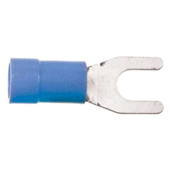 Vork Kabelschoen Blauw 1.5 - 2.5 mm² / Breedte 4.0mm (100 stuks) Vork Kabelschoen Blauw 1.5 - 2.5 mm² / Breedte 4.0mm (100 stuks)