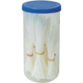 Transmedia Tie-wraps 100/150 x 2,5mm (300 stuks) / 200 x 3,5mm (100 stuks) / 300 x 4,8mm (50 stuks) / transparant