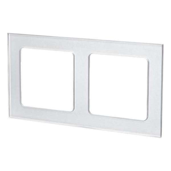 Afdekraam - Igory Jura - 2-voudig - Vierkant - Glas - Zilver Afdekraam - Igory Jura - 2-voudig - Vierkant - Glas - Zilver