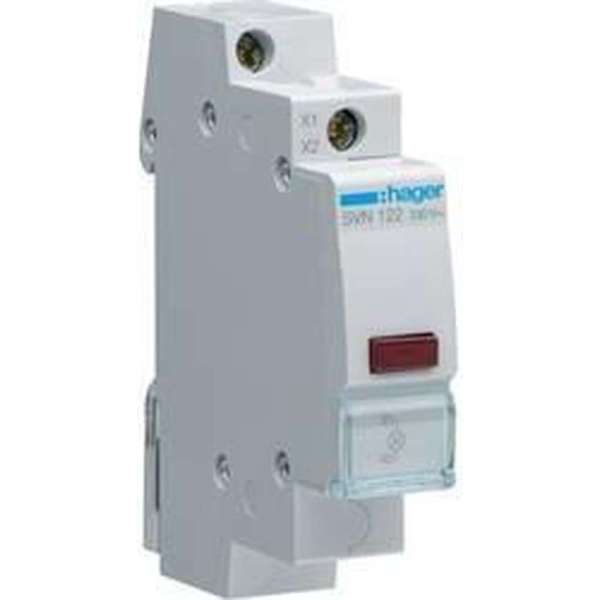 Signaalgever Grijs 230 V Hager SVN122 Signaalgever Grijs 230 V Hager SVN122