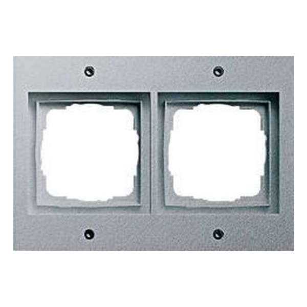 Gira afdekr 2-v alum tx44 Gira afdekr 2-v alum tx44