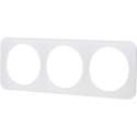 Afdekraam - Aigi Jura - 3-voudig - Rond - Glas - Wit - BES LED