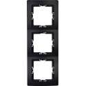 KOPP - Afdekraam - Paris - 3-voudig - Mat Zwart - BES LED