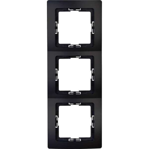 KOPP - Afdekraam - Paris - 3-voudig - Mat Zwart - BES LED KOPP - Afdekraam - Paris - 3-voudig - Mat Zwart - BES LED