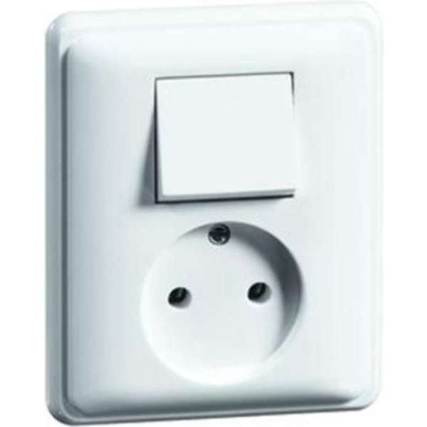Peha Standard combinatie 1 polig/wissel levend wit Peha Standard combinatie 1 polig/wissel levend wit