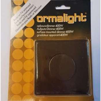 Ormalight Opbouw dimmer 400 watt bruin