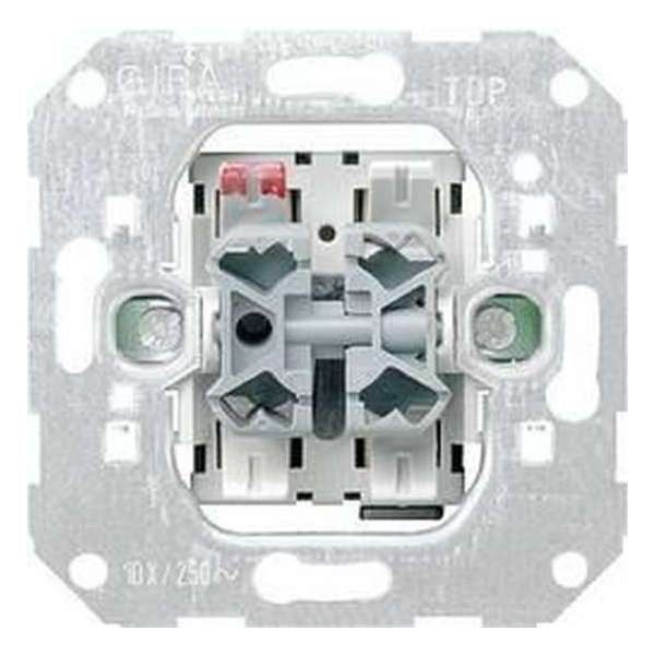 Jaloezie-schakelaar GIRA Standaard 55, E2, Event Clear, Event, Event Opaque, Esprit, ClassiX, System 55 Inzetstuk 015900 Jaloezie-schakelaar GIRA Standaard 55, E2, Event Clear, Event, Event Opaque, Esprit, ClassiX, System 55 Inzetstuk 015900