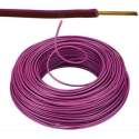 VOB kabel / draad 1,5 mm² Eca - paars ( H07V-U ) - VOB15VI