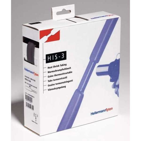 Hellermann Tyton 308-31800 Krimpkous Zwart 1stuk(s) Kabelisollatie Hellermann Tyton 308-31800 Krimpkous Zwart 1stuk(s) Kabelisollatie