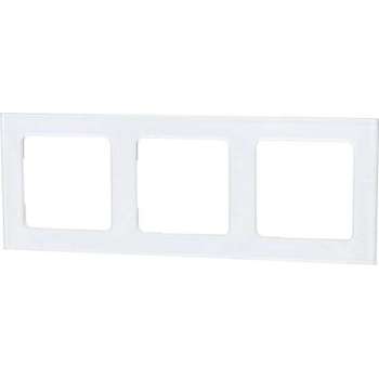 Afdekraam - Igna Jura - 3-voudig - Vierkant - Glas - Wit