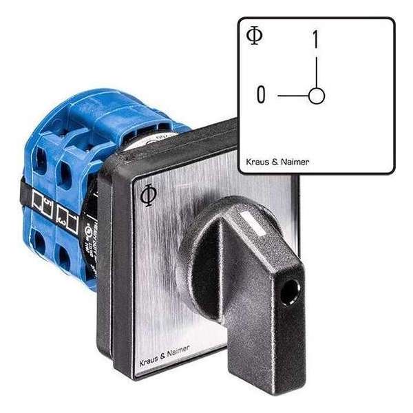 Kraus & naimer aan/uitschak. 20a 3 polig 90° 0-1 frontinb. 4vijs ip66 - CA10A292EF Kraus & naimer aan/uitschak. 20a 3 polig 90° 0-1 frontinb. 4vijs ip66 - CA10A292EF