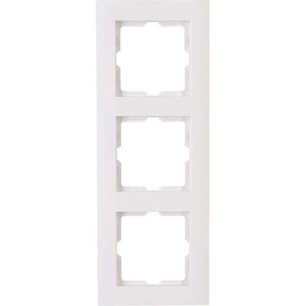 KOPP - Afdekraam - Athenis - 3-voudig - Helder Glans Wit - BES LED KOPP - Afdekraam - Athenis - 3-voudig - Helder Glans Wit - BES LED
