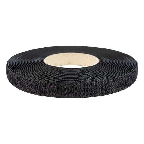 Klittenband - 25 Meter - 20mm Zelfklevend Acryl Haak Harde Kant Zwart Klittenband - 25 Meter - 20mm Zelfklevend Acryl Haak Harde Kant Zwart