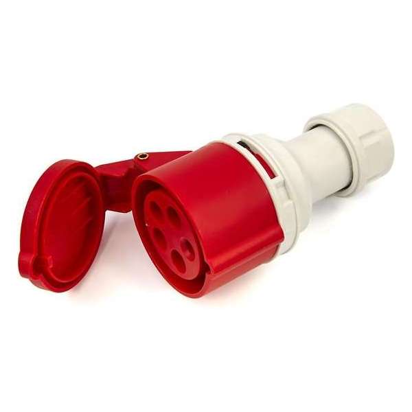HBM Cee Form Contrastekker 400 Volt 32A, 5 Polig, 6h, IP44 HBM Cee Form Contrastekker 400 Volt 32A, 5 Polig, 6h, IP44