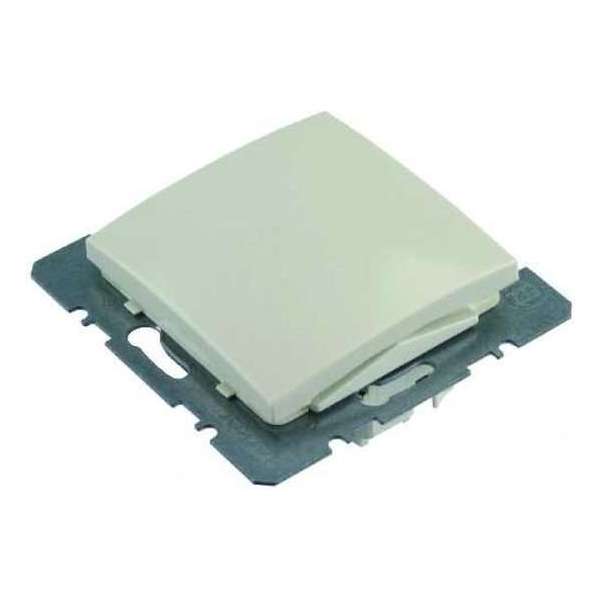 BERKER S1 enkele wipschakelaar kruis, inbouw | CREME BERKER S1 enkele wipschakelaar kruis, inbouw | CREME