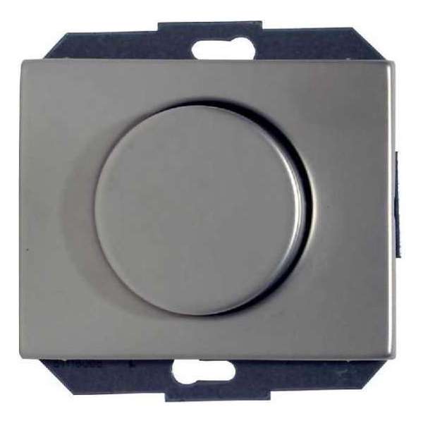 BERKER dimmer enkelpolig voor 230V-lampen 60-400W, inbouw | RVS BERKER dimmer enkelpolig voor 230V-lampen 60-400W, inbouw | RVS