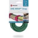 Velcro One-Wrap klittenband kabelbinders 200 x 12mm / groen (25 stuks)