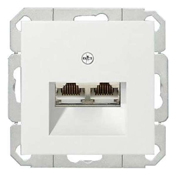 GIRA System 55 stopcontact voor tel en data RJ45 CAT6a inbouw | POLARWIT GIRA System 55 stopcontact voor tel en data RJ45 CAT6a inbouw | POLARWIT