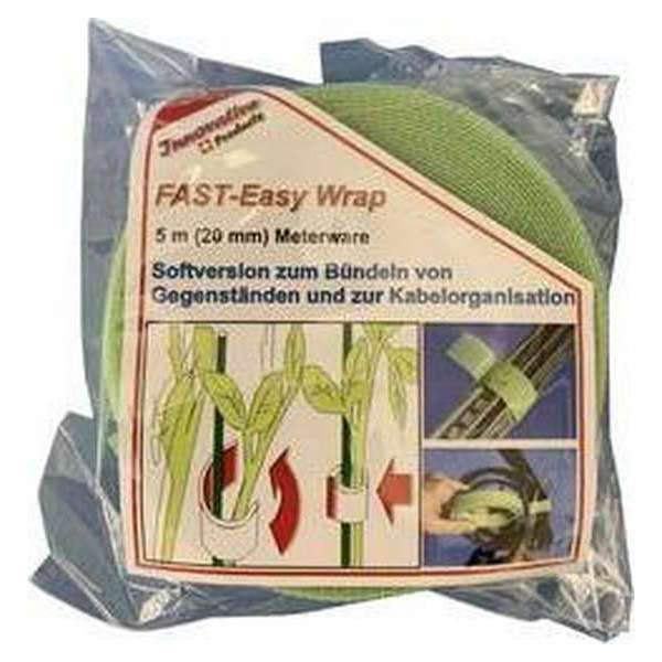 FASTECH® 704-322-Bag Klittenband Voor planten en tuin Haak- en lusdeel (l x b) 5000 mm x 20 mm Groen 5 m FASTECH® 704-322-Bag Klittenband Voor planten en tuin Haak- en lusdeel (l x b) 5000 mm x 20 mm Groen 5 m